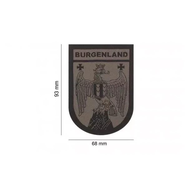 Burgenland Shield Patch RAL7013