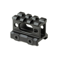 Universal Super Slim Riser Mount 3 Slot 1.00 Black Leapers