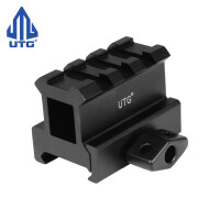 Medium Profile 3-Slot Twist Riser Mount Black